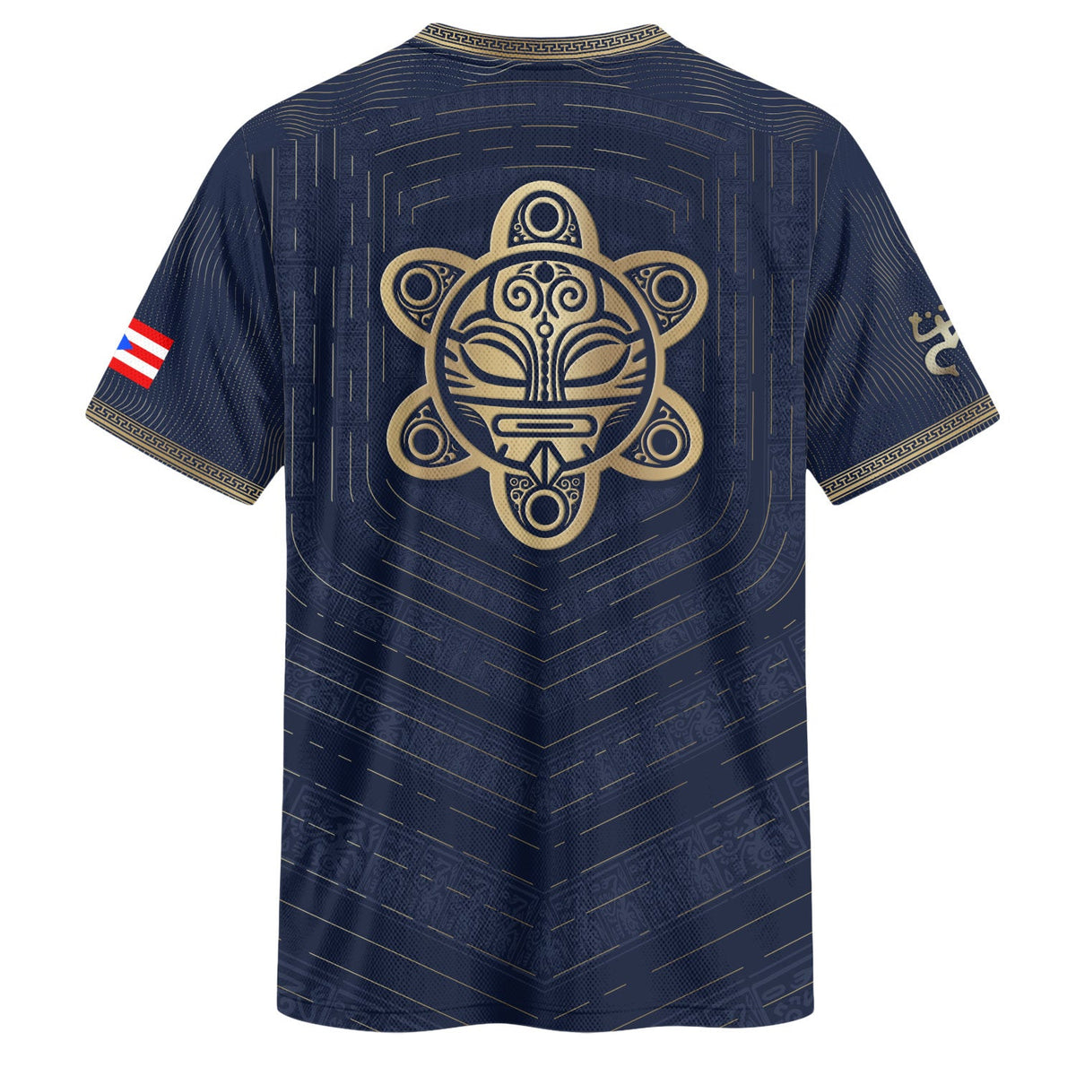 Coqui Frog Navy Gold Puerto Rico Soccer Jersey for Men and Women, Boricua Taino Tribal National, Puerto Rico Jersey, Puerto Rico Shirt, Northryn Co.