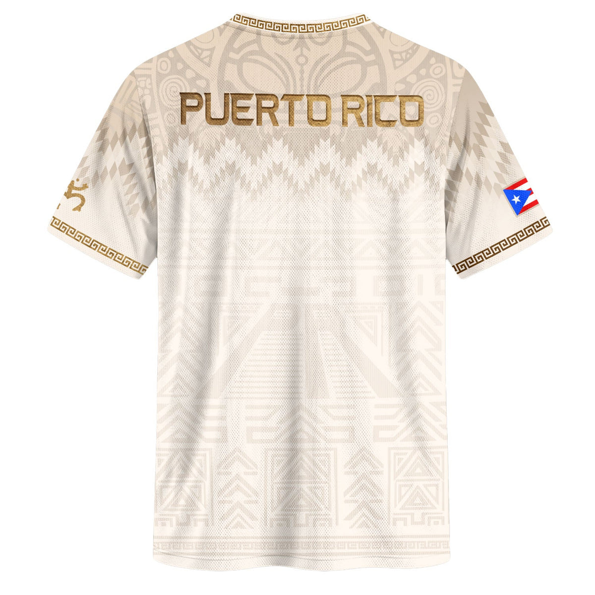 For Puerto White Gold Puerto Rico Soccer Jersey for Men and Women, Rican for Mens, Best Puerto Rico Shirt with Puerto Rico Jersey Style, Northryn Co.