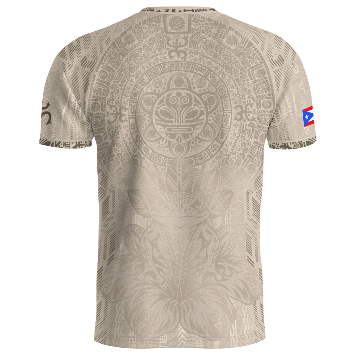 Puerto Rico Soccer Jersey Taíno Heritage Sand Beige Football Shirt Men Boricua Apparel
