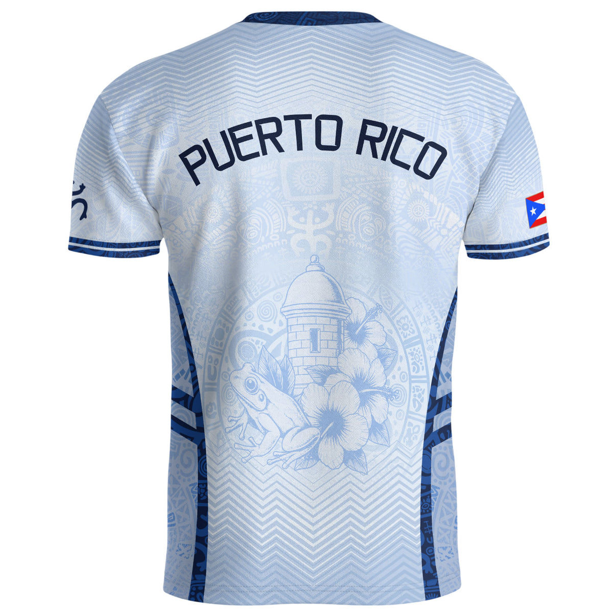 Puerto Rico Soccer Jersey Taino Sun Coqui Boricua White Football Jersey Men