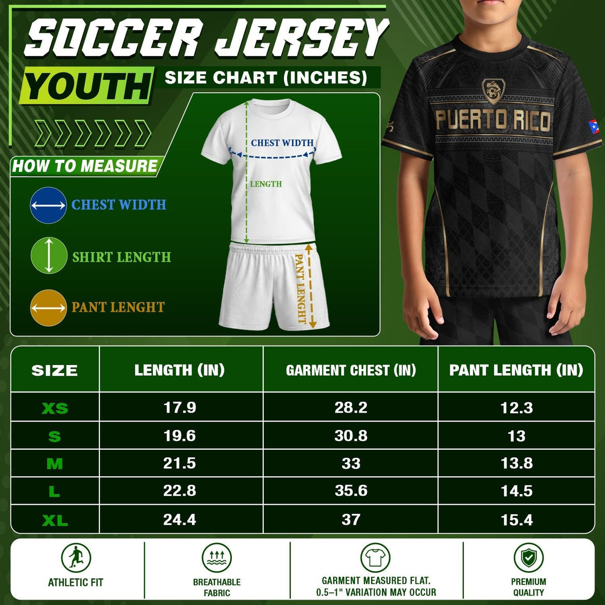 Kids Puerto Rico Soccer Jersey, Authentic Black Taino Coqui Frog for Boy and Girl, Youth Soccer Jersey, Puerto Rico Kids Soccer Jersey, Northryn Co.