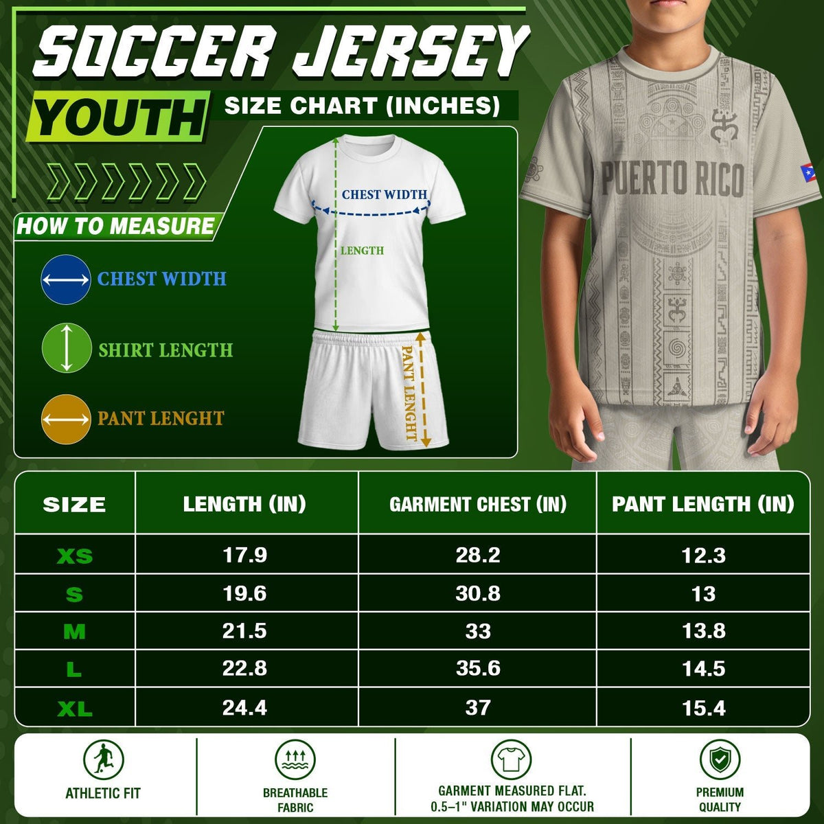 Kids Puerto Rico Soccer Jersey, Desert Beige Taino Coqui Frog for Boy and Girl, Youth Soccer Jersey Meets Puerto Rico Kids Soccer Jersey, Northryn Co.