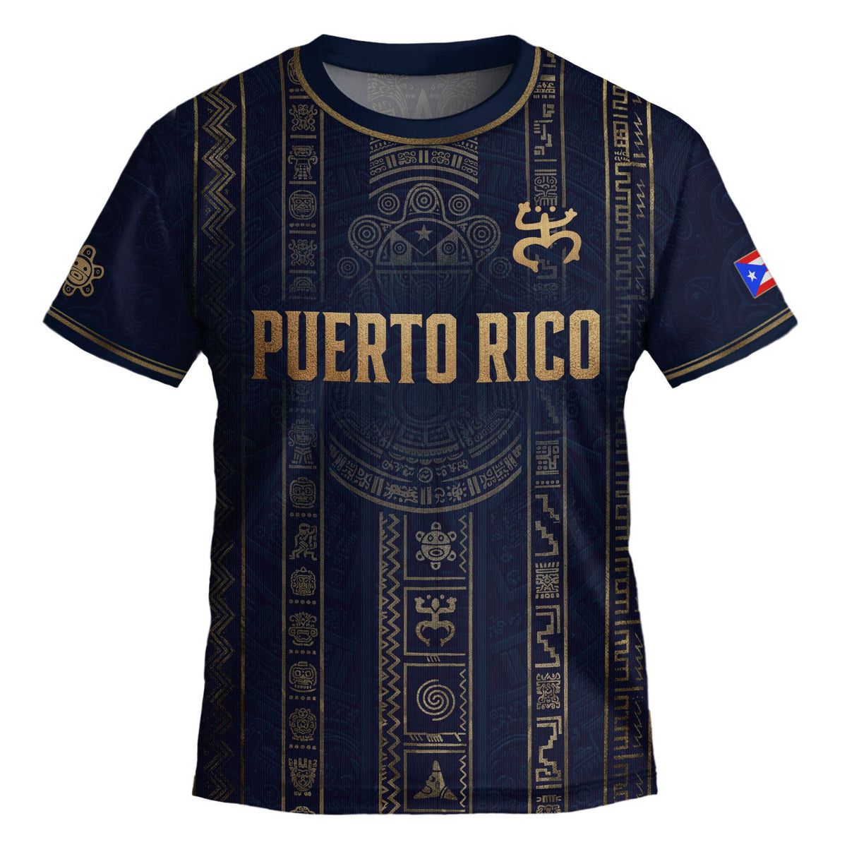 Navy Taino, Kids Puerto Rico Soccer Jersey with Coqui Frog for Boy and Girl, Puerto Rico Kids Soccer Jersey for Youth Soccer Jersey Fans, Northryn Co.