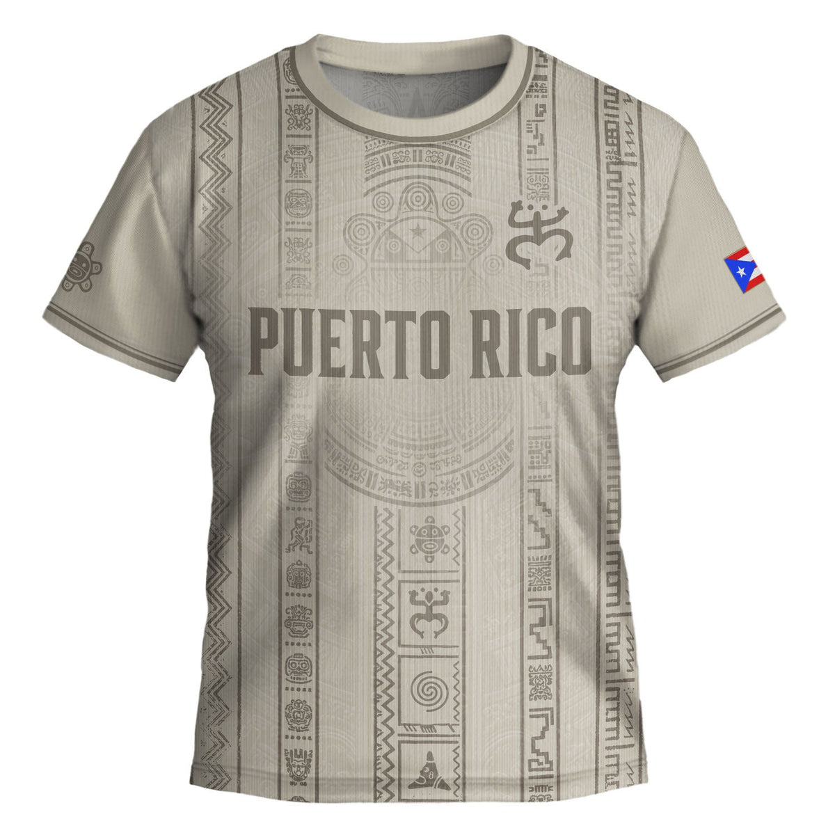 Kids Puerto Rico Soccer Jersey, Desert Beige Taino Coqui Frog for Boy and Girl, Youth Soccer Jersey Meets Puerto Rico Kids Soccer Jersey, Northryn Co.