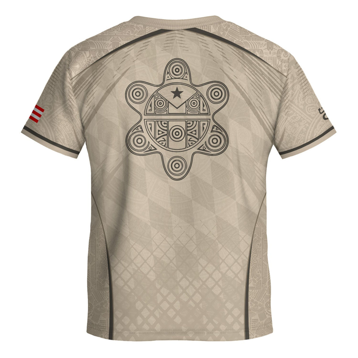 Beige Tan Taino, Kids Puerto Rico Soccer Jersey with Coqui Frog for Boy and Girl, Puerto Rico Kids Soccer Jersey and Youth Soccer Jersey, Northryn Co.