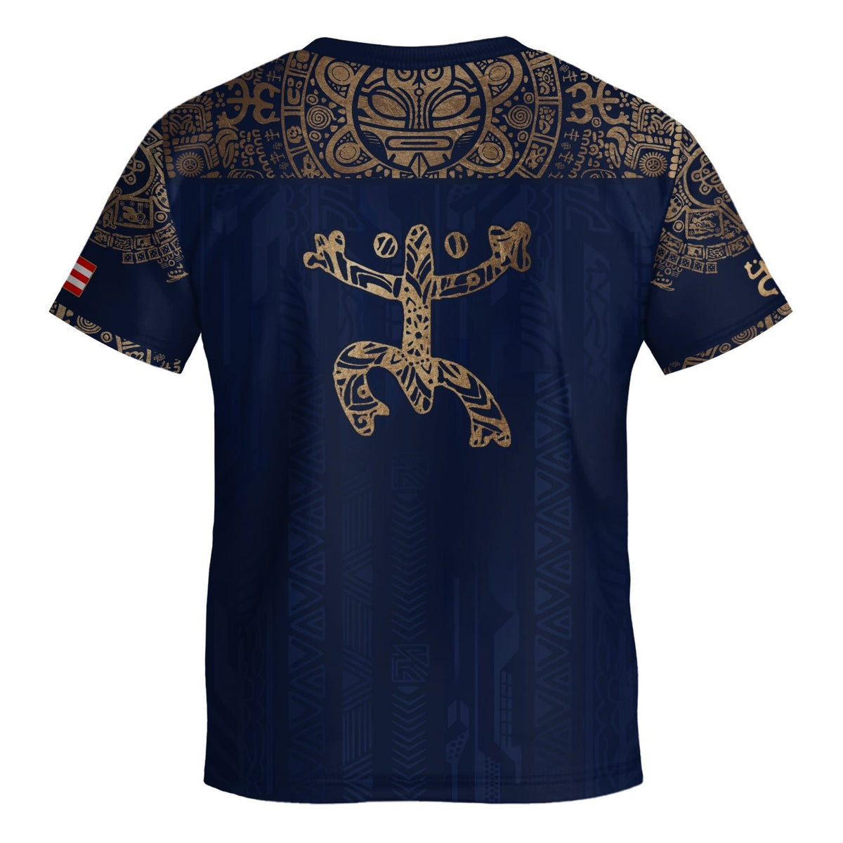 Navy Gold Coqui, Kids Puerto Rico Soccer Jersey with Frog Garita for Boy and Girl, Puerto Rico Kids Soccer Jersey, Youth Soccer Jersey, Northryn Co.