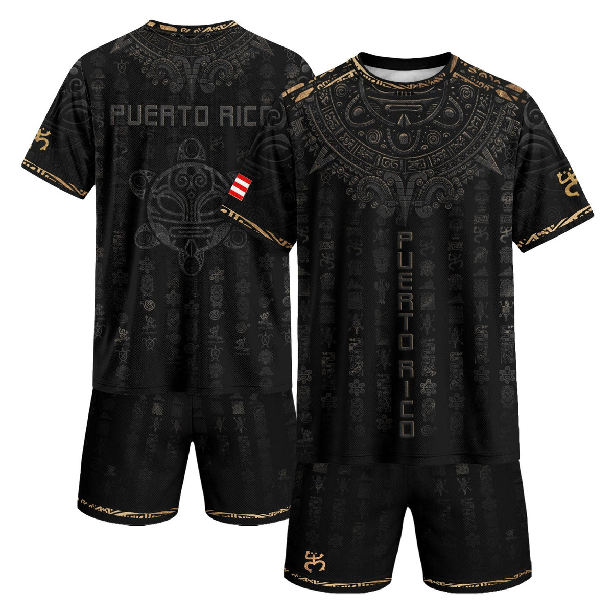 Puerto Rican Black Puerto Rico Soccer Jersey for Men and Women, for Mens, Trending Puerto Rico Jersey with Puerto Rico Shirt Appeal, Northryn Co.