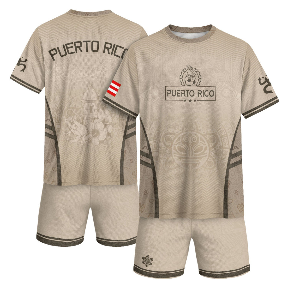For – Beige Puerto Rico Soccer Jersey for Men and Women, Puerto Rican Jerseys Shirts for, Top Puerto Rico Jersey and Puerto Rico Shirt, Northryn Co.