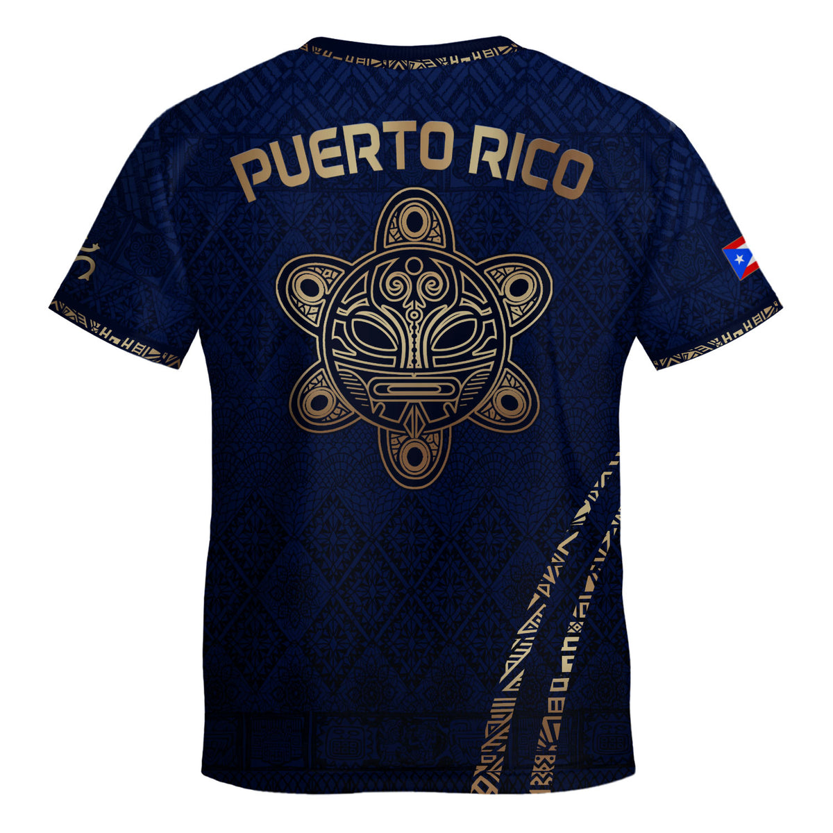 Authentic Youth Puerto Rico Castle Hibiscus Athletic Team Soccer Jersey Shirt Top