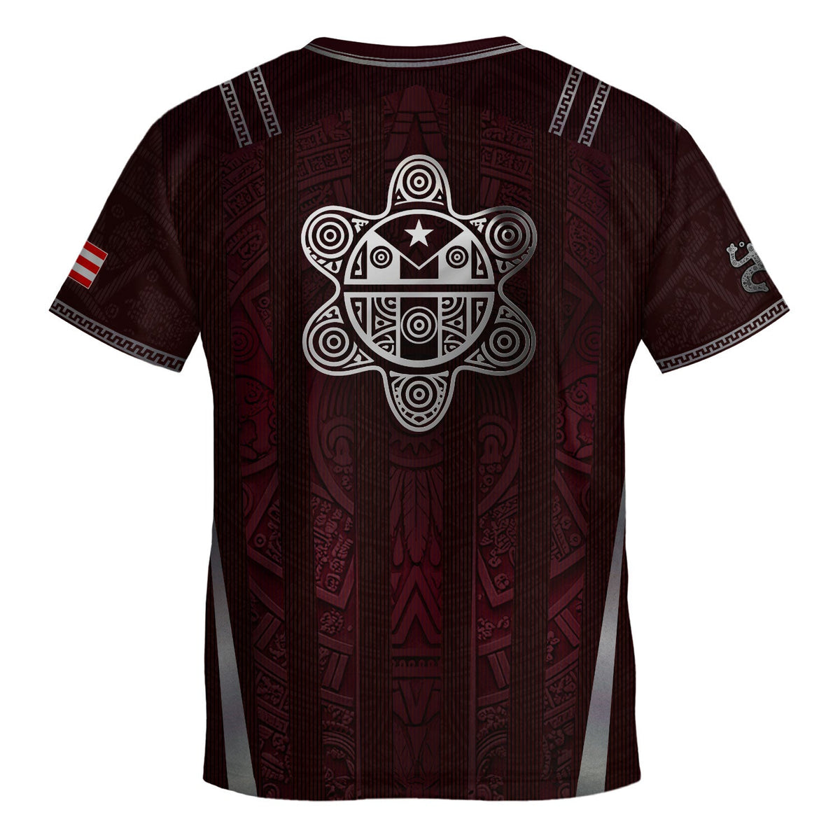 Traditional Maroon, Kids Puerto Rico Soccer Jersey with Taino for Boy and Girl, Puerto Rico Kids Soccer Jersey Meets Youth Soccer Jersey, Northryn Co.