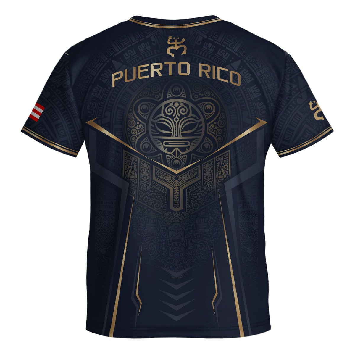 Gold Coqui, Kids Puerto Rico Soccer Jersey for Boy and Girl with Taino Heritage, Puerto Rico Kids Soccer Jersey with Youth Soccer Jersey, Northryn Co.