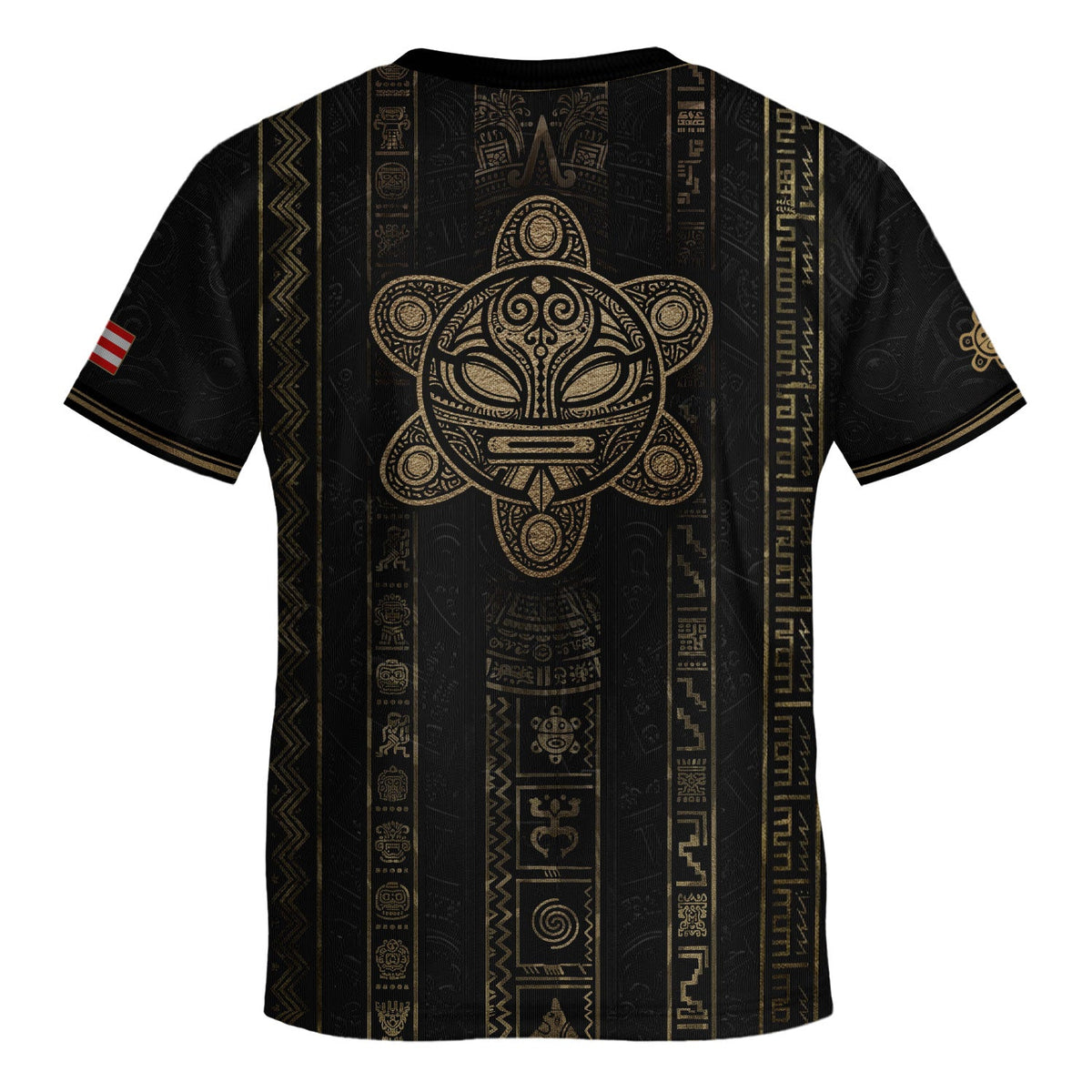 Black Gold, Kids Puerto Rico Soccer Jersey with Taino Symbols for Boy and Girl, Puerto Rico Kids Soccer Jersey Meets Youth Soccer Jersey, Northryn Co.