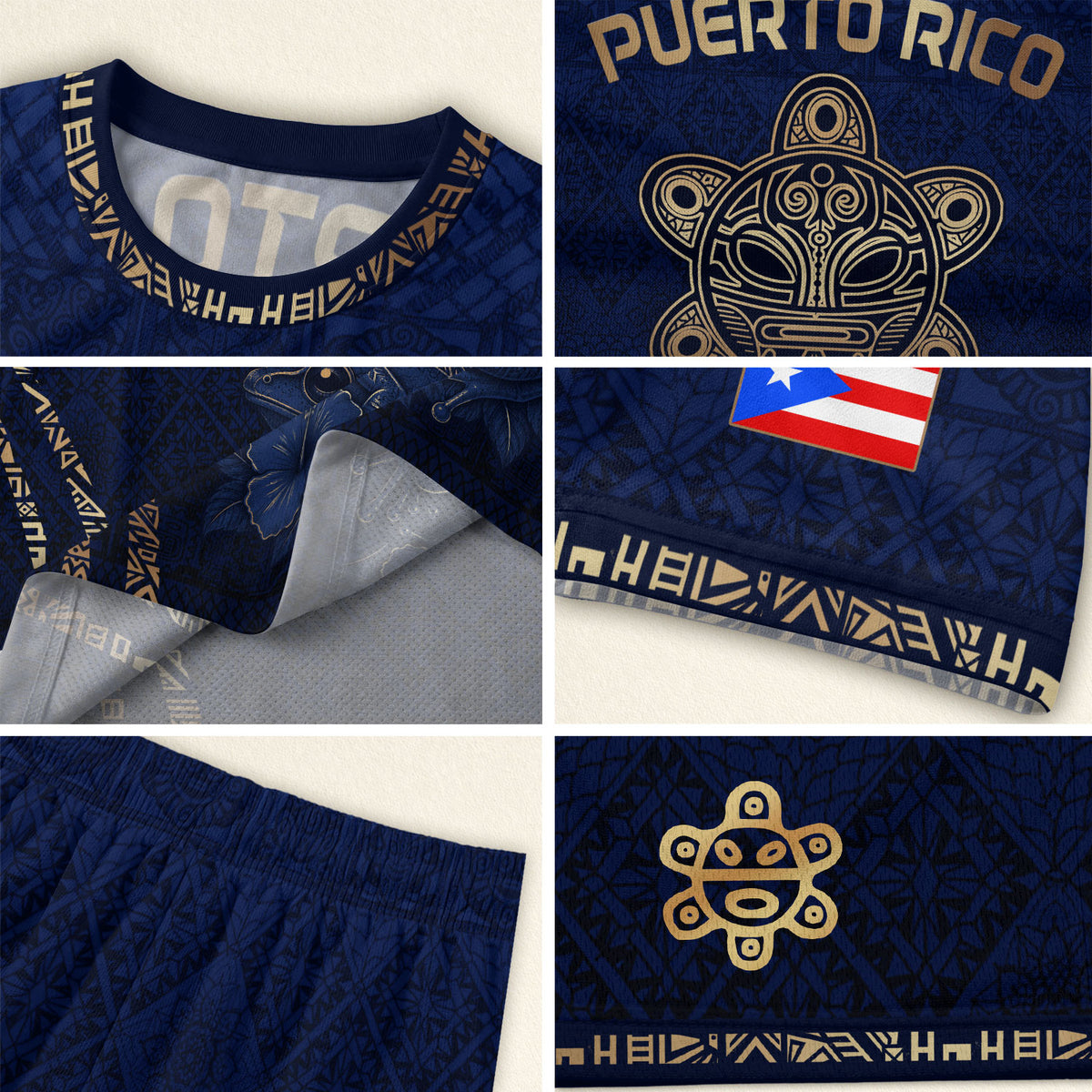 Puerto Rico Soccer Jersey El Morro Coqui Navy Blue Football Shirt Men Boricua Apparel