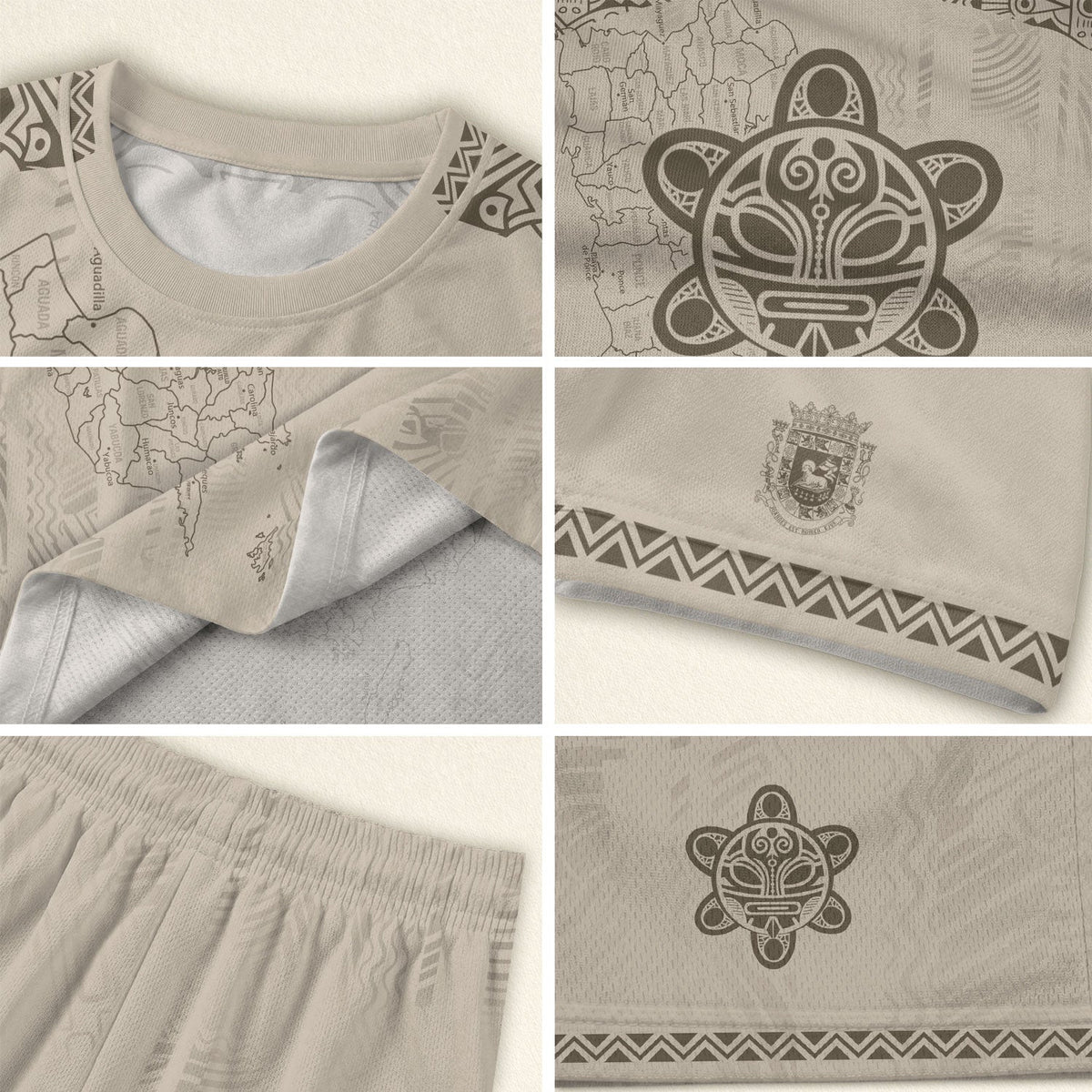Puerto Rico Soccer Jersey with Boricua Taino for Men and Women, Tribal Map Symbols National, Puerto Rico Shirt and Puerto Rico Jersey, Northryn Co.