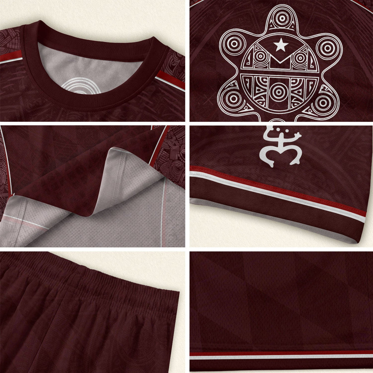 Maroon Taino, Kids Puerto Rico Soccer Jersey with Coqui Frog for Boy and Girl, Puerto Rico Kids Soccer Jersey Meets Youth Soccer Jersey, Northryn Co.