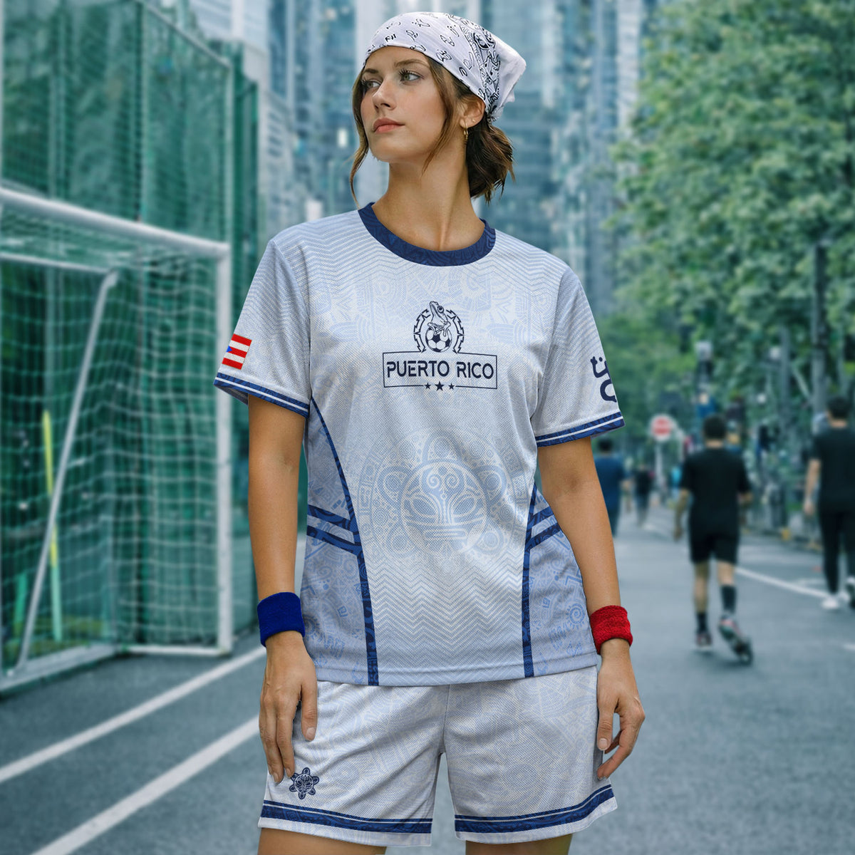 Puerto Rico Soccer Jersey Taino Sun Coqui Boricua White Football Jersey Men
