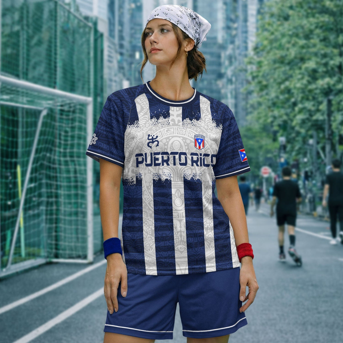 Coqui Frog White Navy Puerto Rico Soccer Jersey for Men and Women, Boricua Taino Tribal National, Puerto Rico Shirt, Puerto Rico Jersey, Northryn Co.
