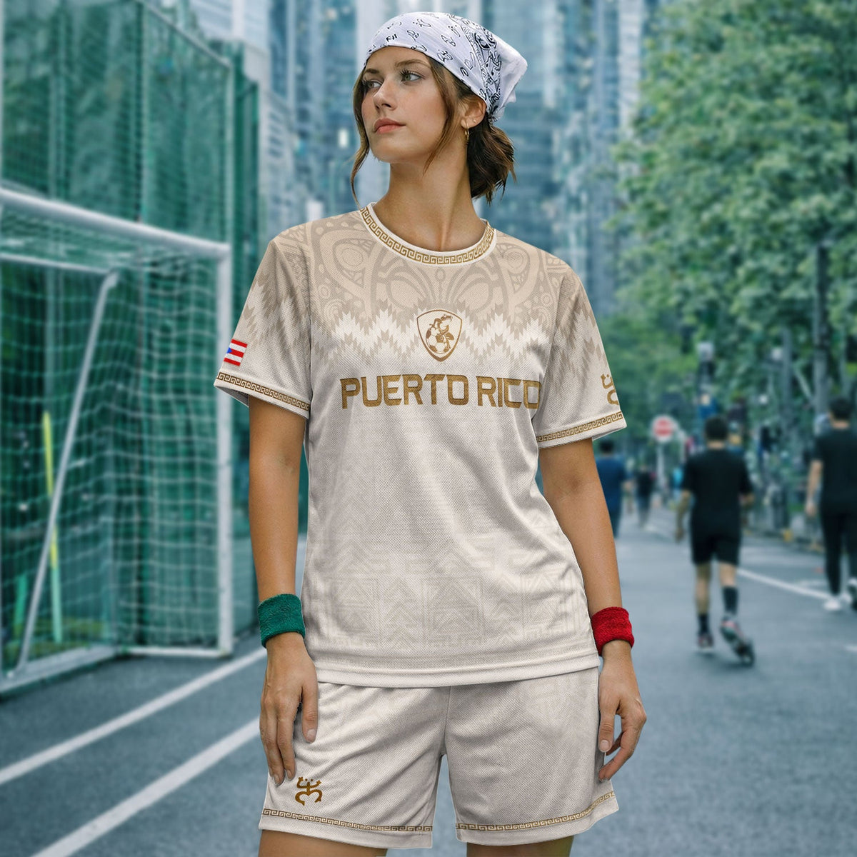 For Puerto White Gold Puerto Rico Soccer Jersey for Men and Women, Rican for Mens, Best Puerto Rico Shirt with Puerto Rico Jersey Style, Northryn Co.