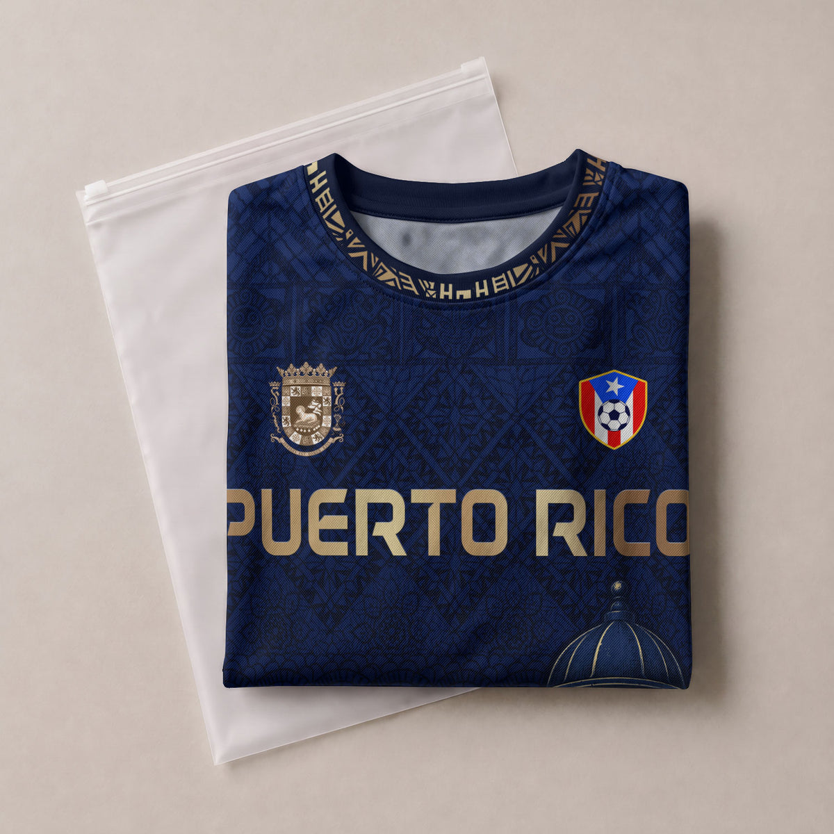 Puerto Rico Soccer Jersey El Morro Coqui Navy Blue Football Shirt Men Boricua Apparel