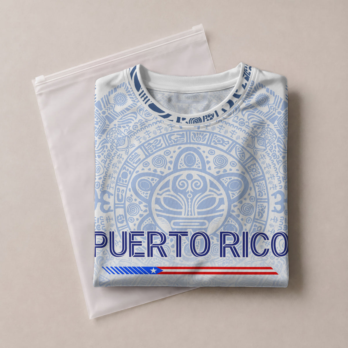Puerto Rico Soccer Jersey White Blue Taino Sun Football Shirt Boricua Flag Apparel