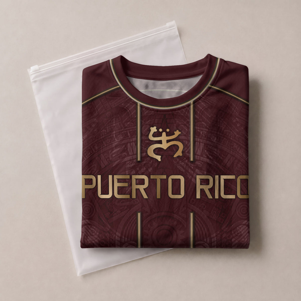 Camiseta de fútbol con máscara taína boricua azul marino de Puerto Rico, bandera tribal, orgullo nacional