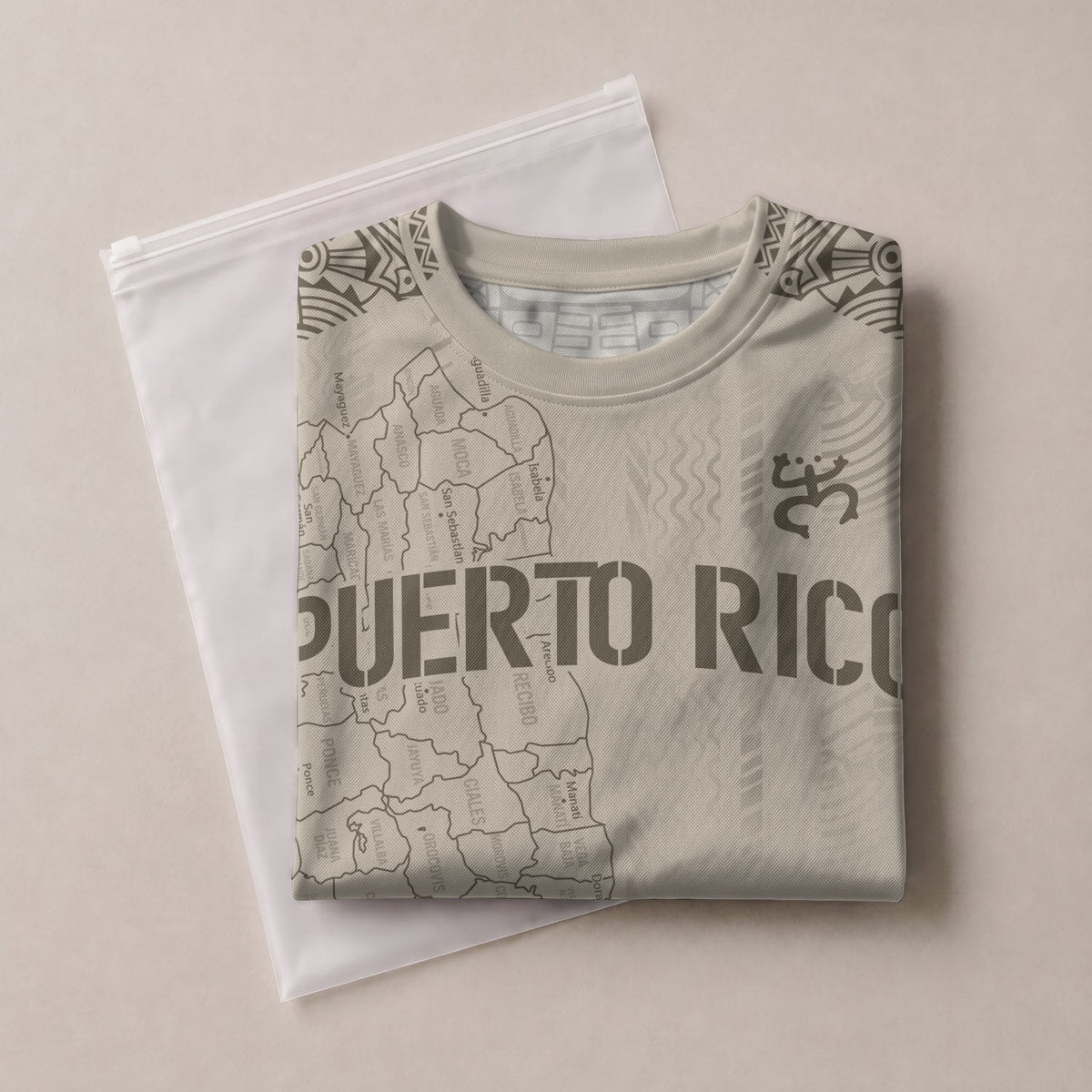 Puerto Rico Soccer Jersey with Boricua Taino for Men and Women, Tribal Map Symbols National, Puerto Rico Shirt and Puerto Rico Jersey, Northryn Co.
