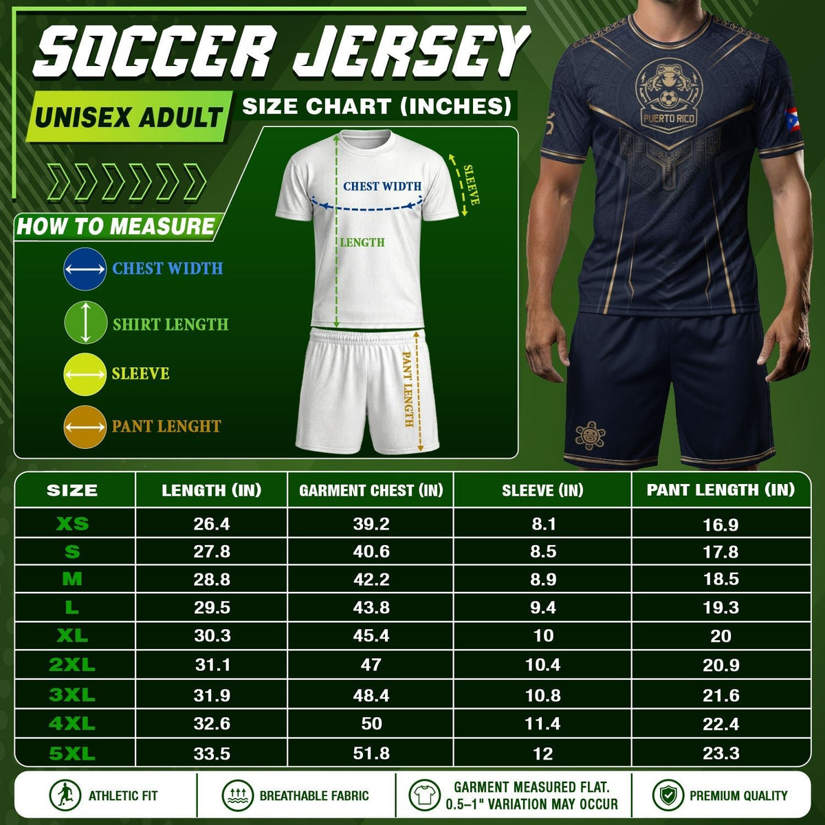 Coqui Frog Navy Gold Puerto Rico Soccer Jersey for Men and Women, Taino Crest Heritage, Top Puerto Rico Jersey and Puerto Rico Shirt, Northryn Co.