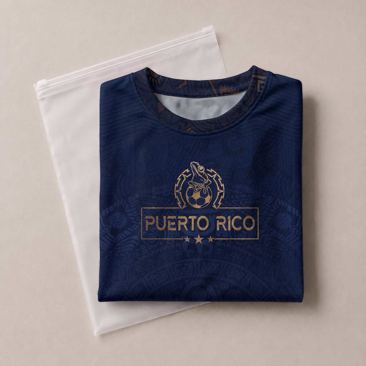 Authentic Youth Puerto Rico Taino Coqui Frog Athletic Team Soccer Jersey Shirt Top
