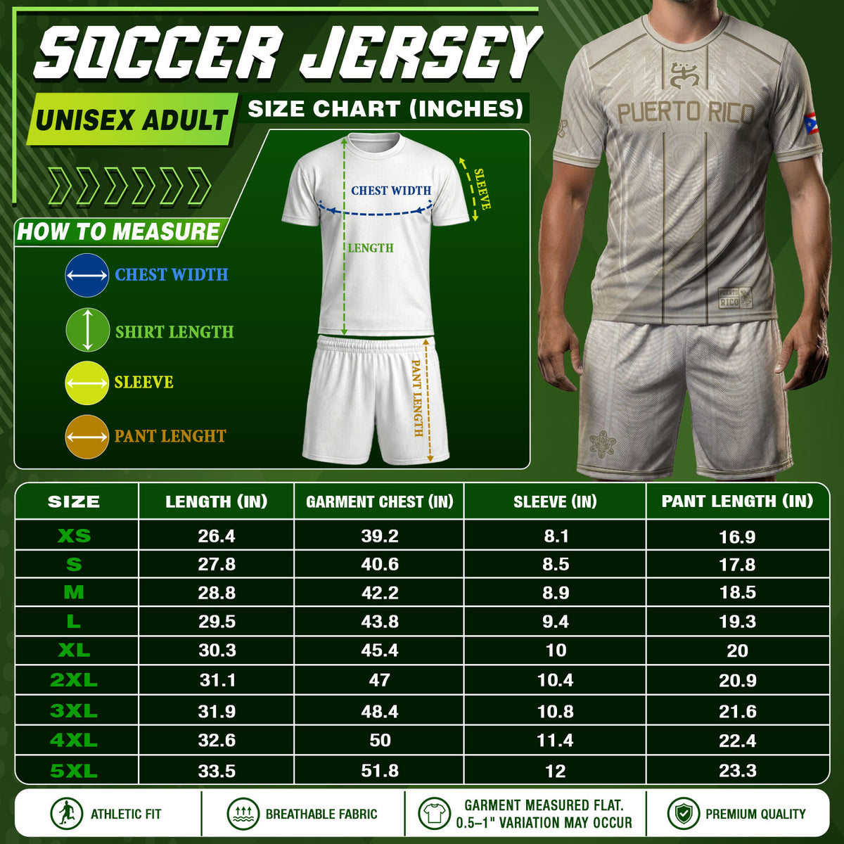 Beige Puerto Rico Soccer Jersey Men Boricua Taino Coqui Frog Culture Graphic