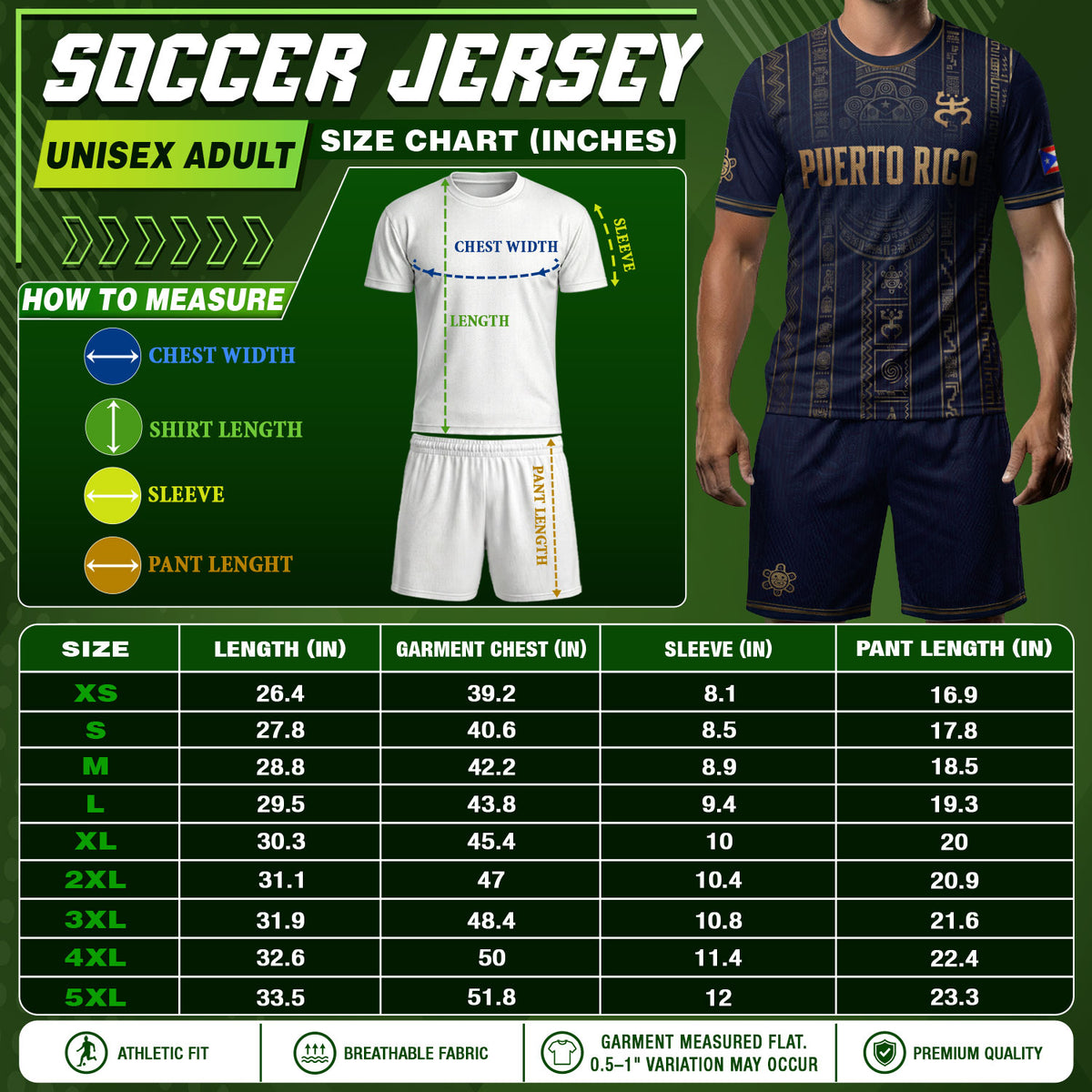 Navy Puerto Rico Soccer Jersey Men Boricua Taino Coqui Frog Culture Graphic