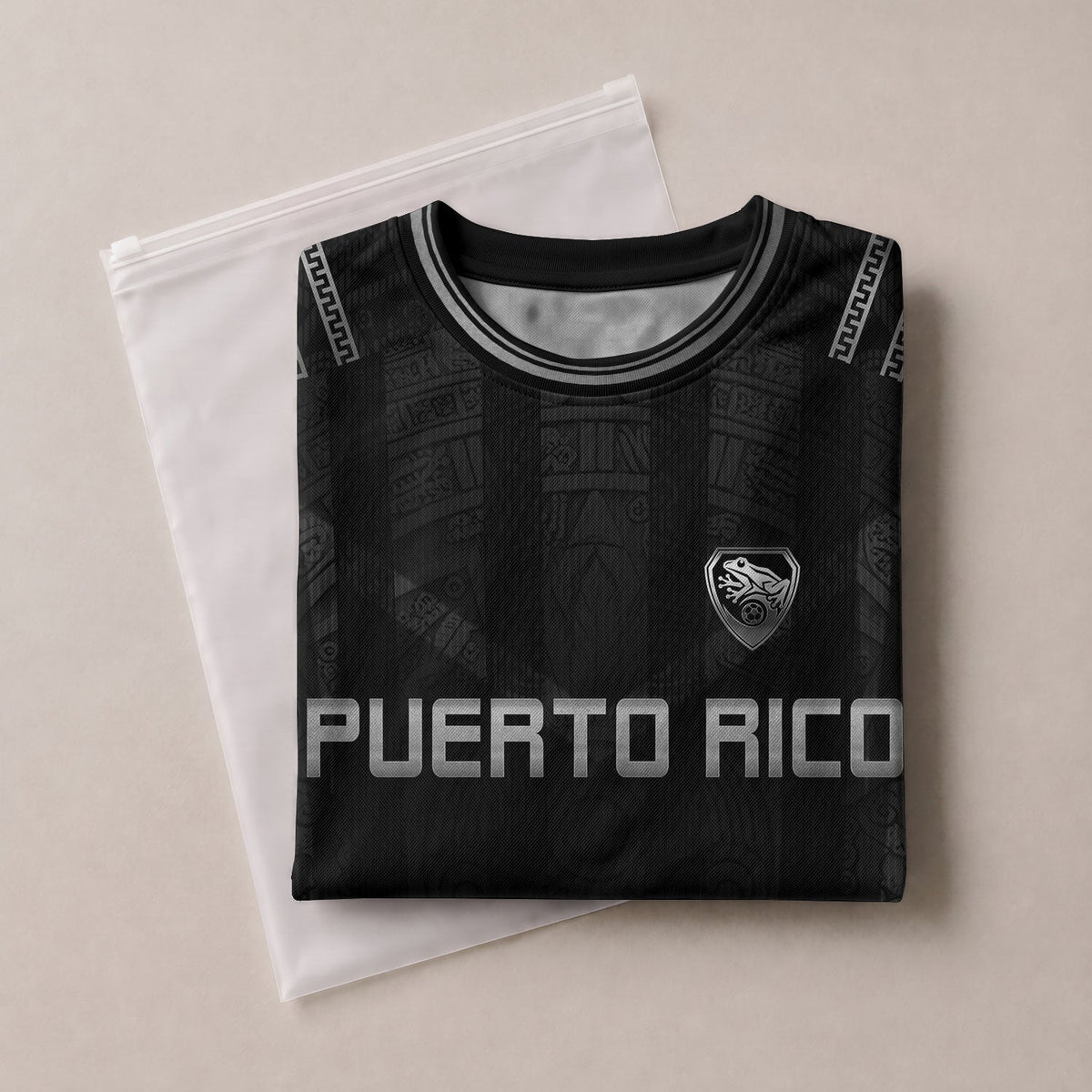 Kids Puerto Rico Soccer Jersey, Sleek Black Taino Coqui Frog for Boy and Girl, Youth Soccer Jersey Meets Puerto Rico Kids Soccer Jersey, Northryn Co.