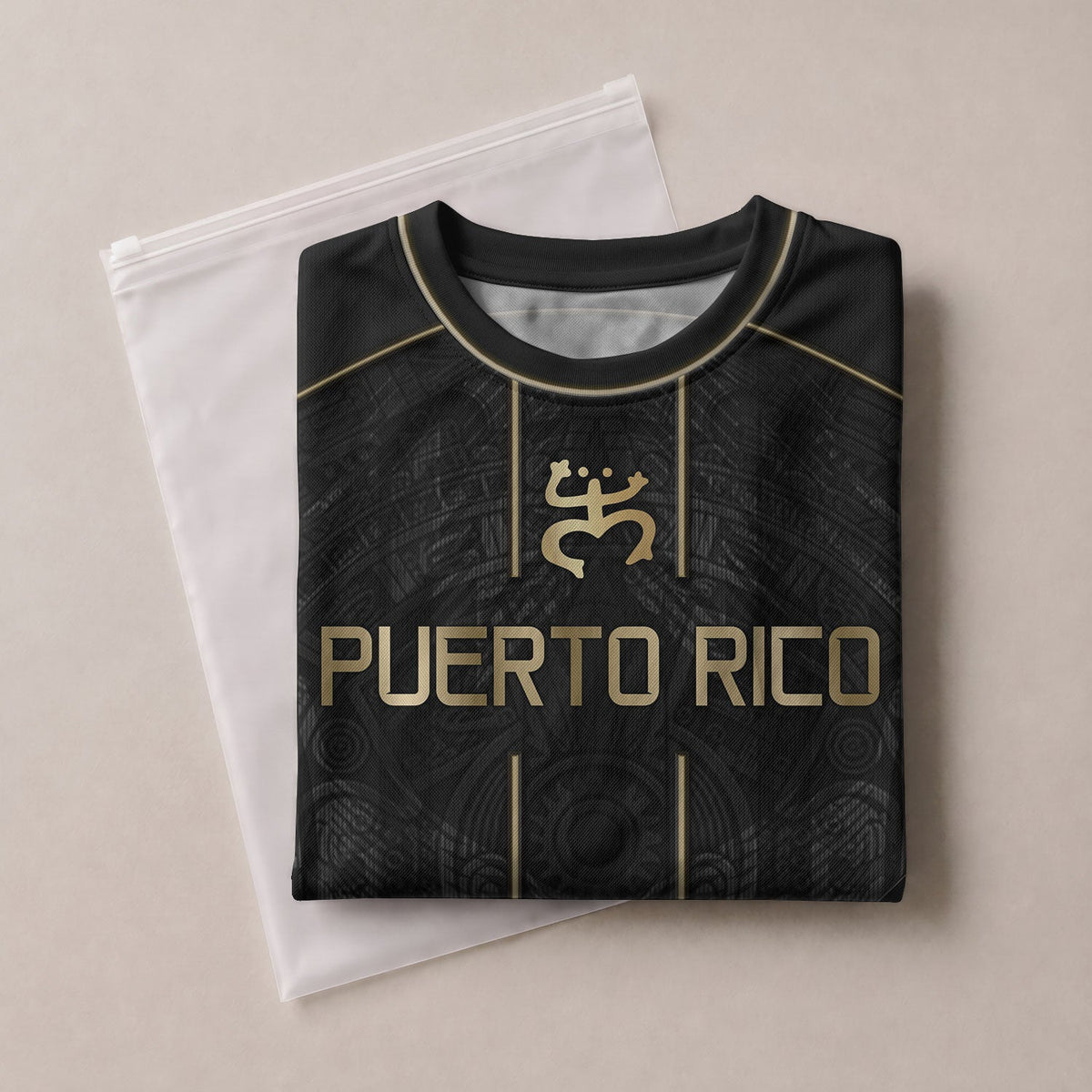 Black Gold Taino, Kids Puerto Rico Soccer Jersey with Coqui Sun for Boy and Girl, Puerto Rico Kids Soccer Jersey and Youth Soccer Jersey, Northryn Co.