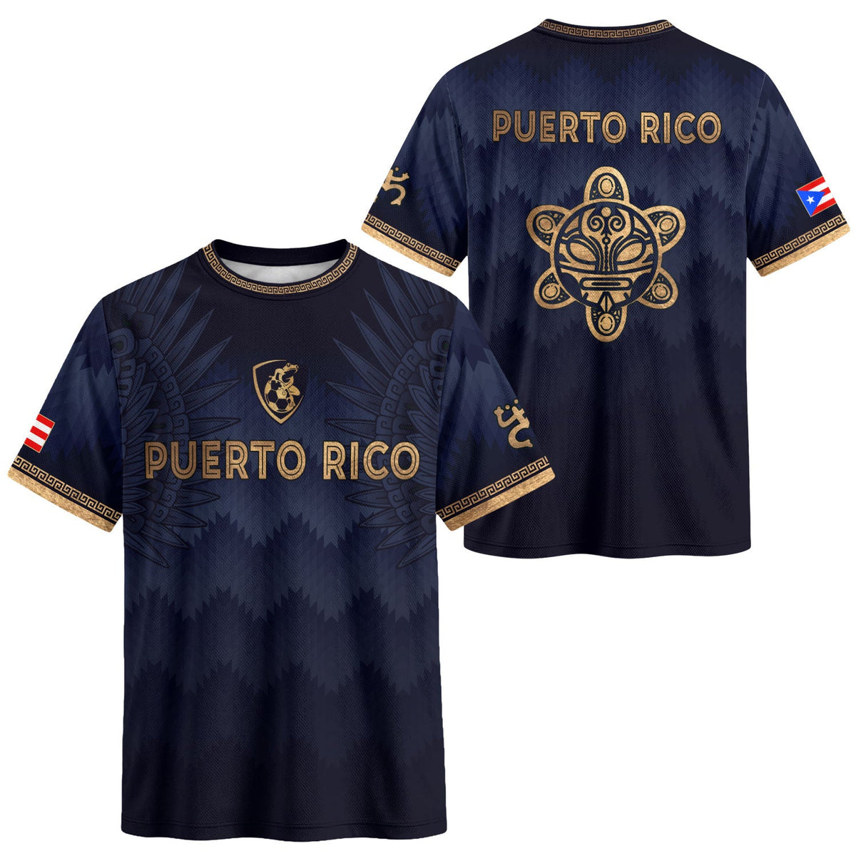 For Puerto Navy Gold Puerto Rico Soccer Jersey for Men and Women, Rican Mens, Trending Puerto Rico Shirt with Puerto Rico Jersey Appeal, Northryn Co.