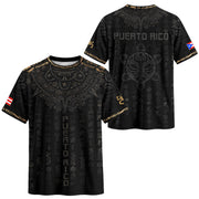 Puerto Rican Black Puerto Rico Soccer Jersey for Men and Women, for Mens, Trending Puerto Rico Jersey with Puerto Rico Shirt Appeal, Northryn Co.
