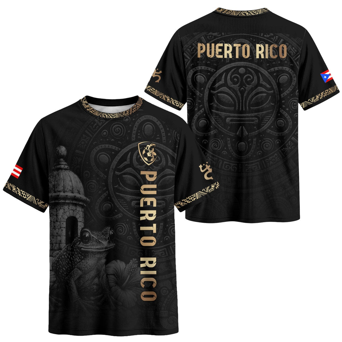 For Puerto Black Puerto Rico Soccer Jersey for Men and Women, Rican for Mens, Trending Puerto Rico Jersey with Puerto Rico Shirt Appeal, Northryn Co.