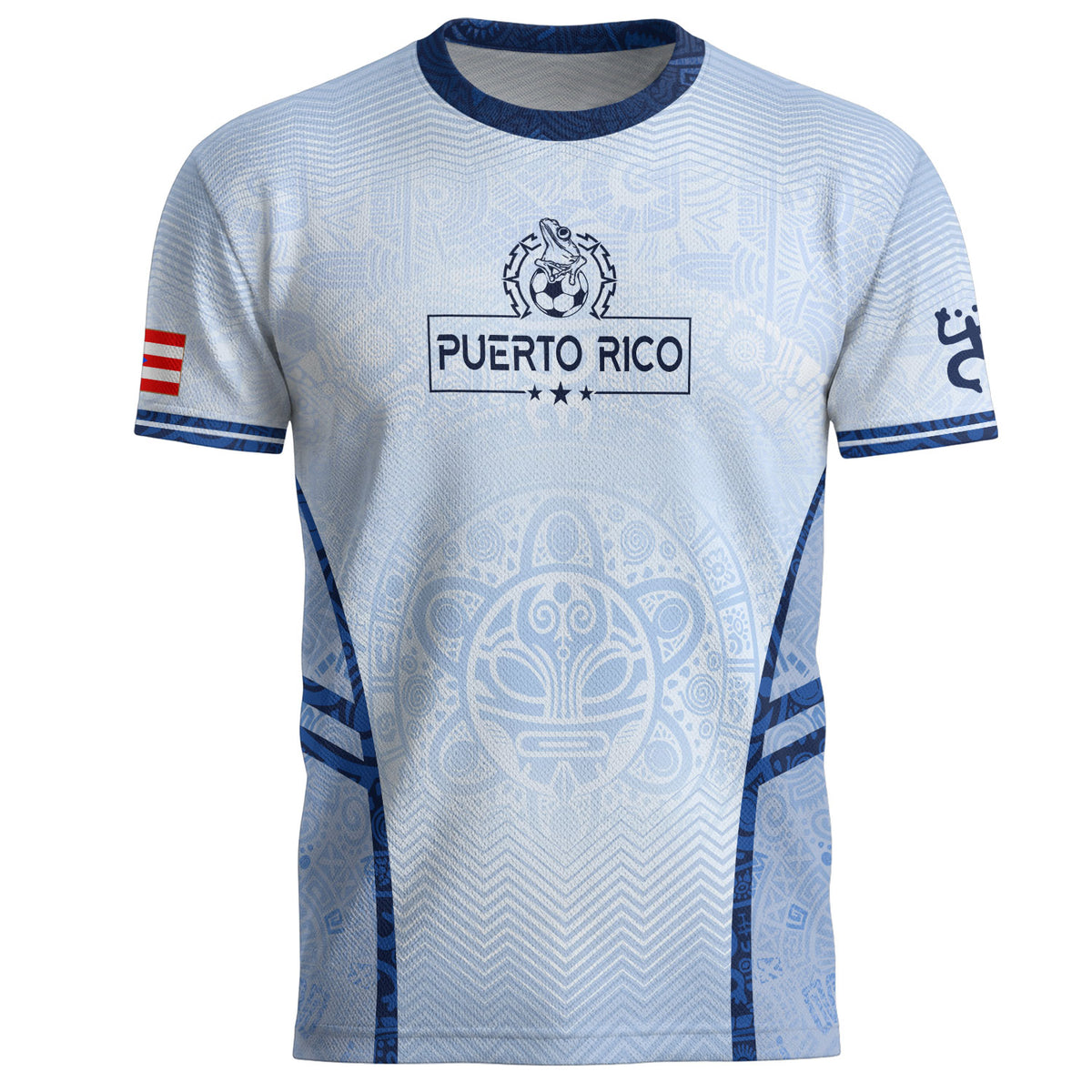 Puerto Rico Soccer Jersey Taino Sun Coqui Boricua White Football Jersey Men