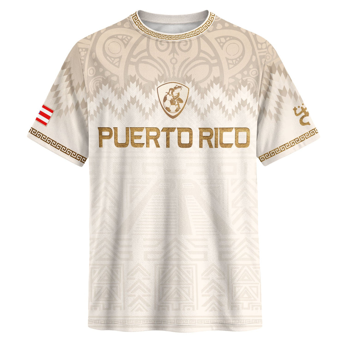 For Puerto White Gold Puerto Rico Soccer Jersey for Men and Women, Rican for Mens, Best Puerto Rico Shirt with Puerto Rico Jersey Style, Northryn Co.