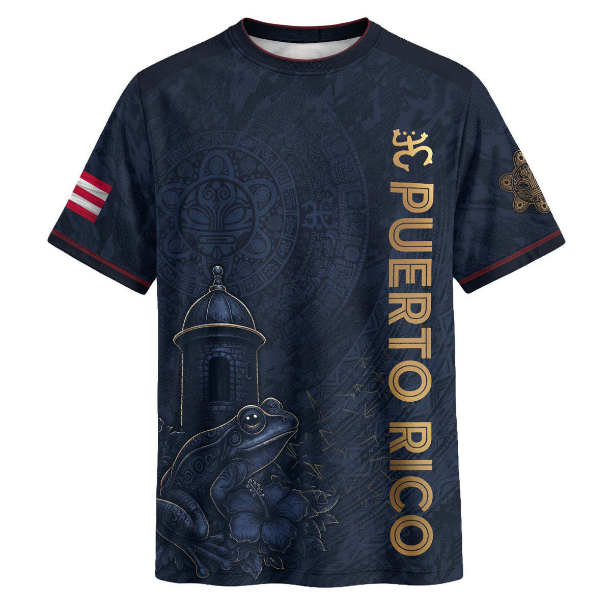 Puerto Rico Soccer Jersey in Navy for for Men and Women, Puerto Rican Stylish Athletic Shirts for, Puerto Rico Shirt, Puerto Rico Jersey, Northryn Co.