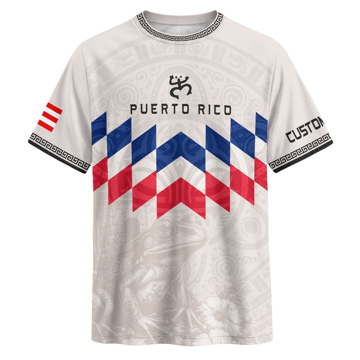 Custom Puerto Rico Soccer Jersey, White Lightweight Team Style, Puerto Rico Shirt for Men and Women as a Personalized Football Jersey, Northryn Co.