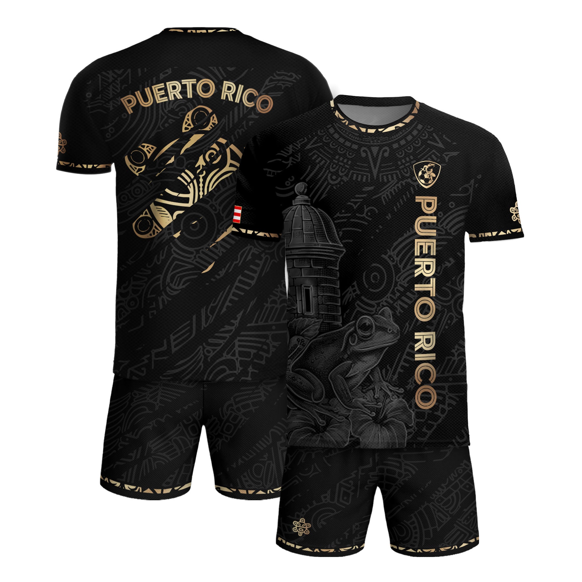 Black Puerto Rican Soccer Jersey for Men Puerto Rico Jersey Men Puerto Rican Jersey Mens Soccer Shirt