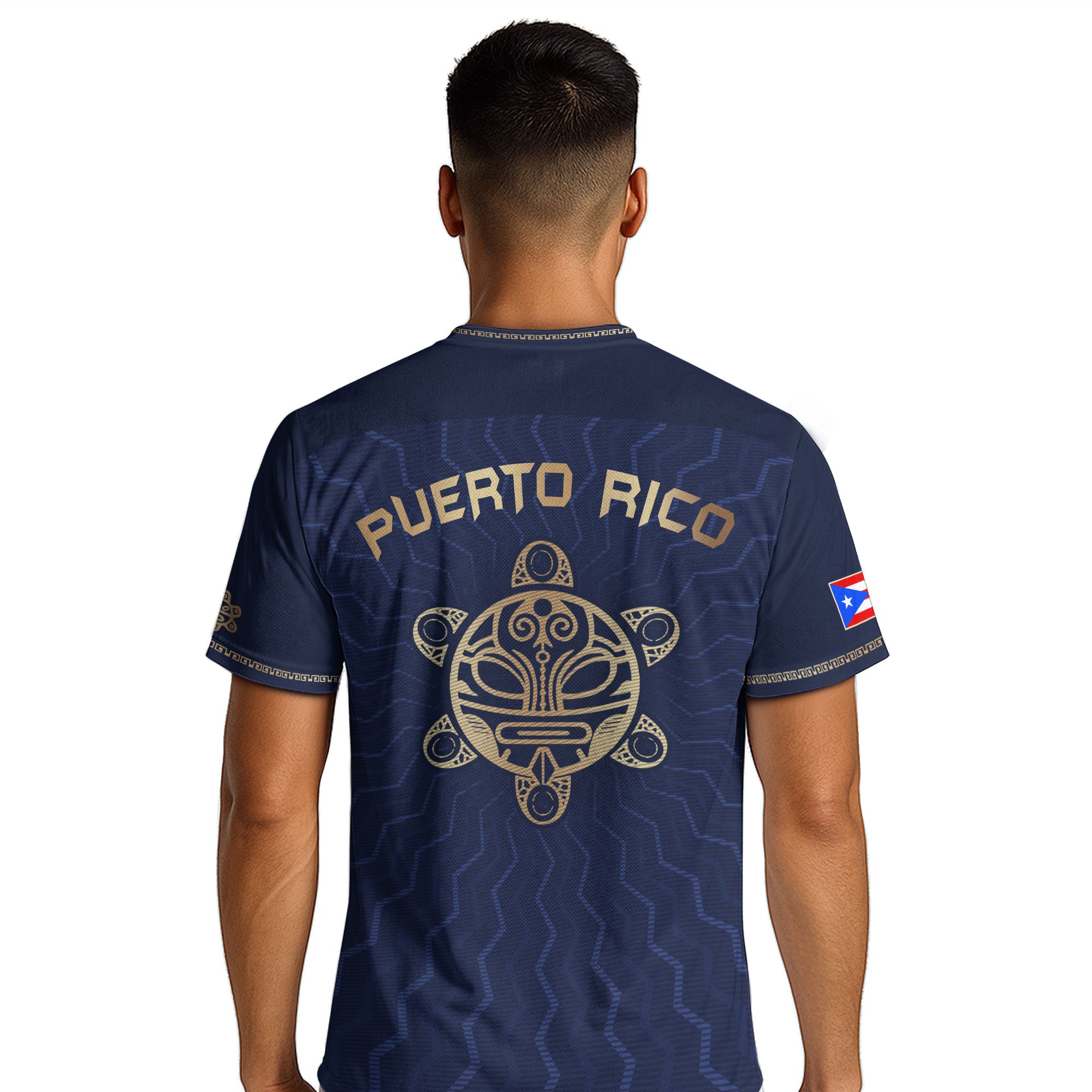 Puerto Rico Soccer Jersey El Morro Garita Coqui Frog Navy Gold Football Shirt Boricua