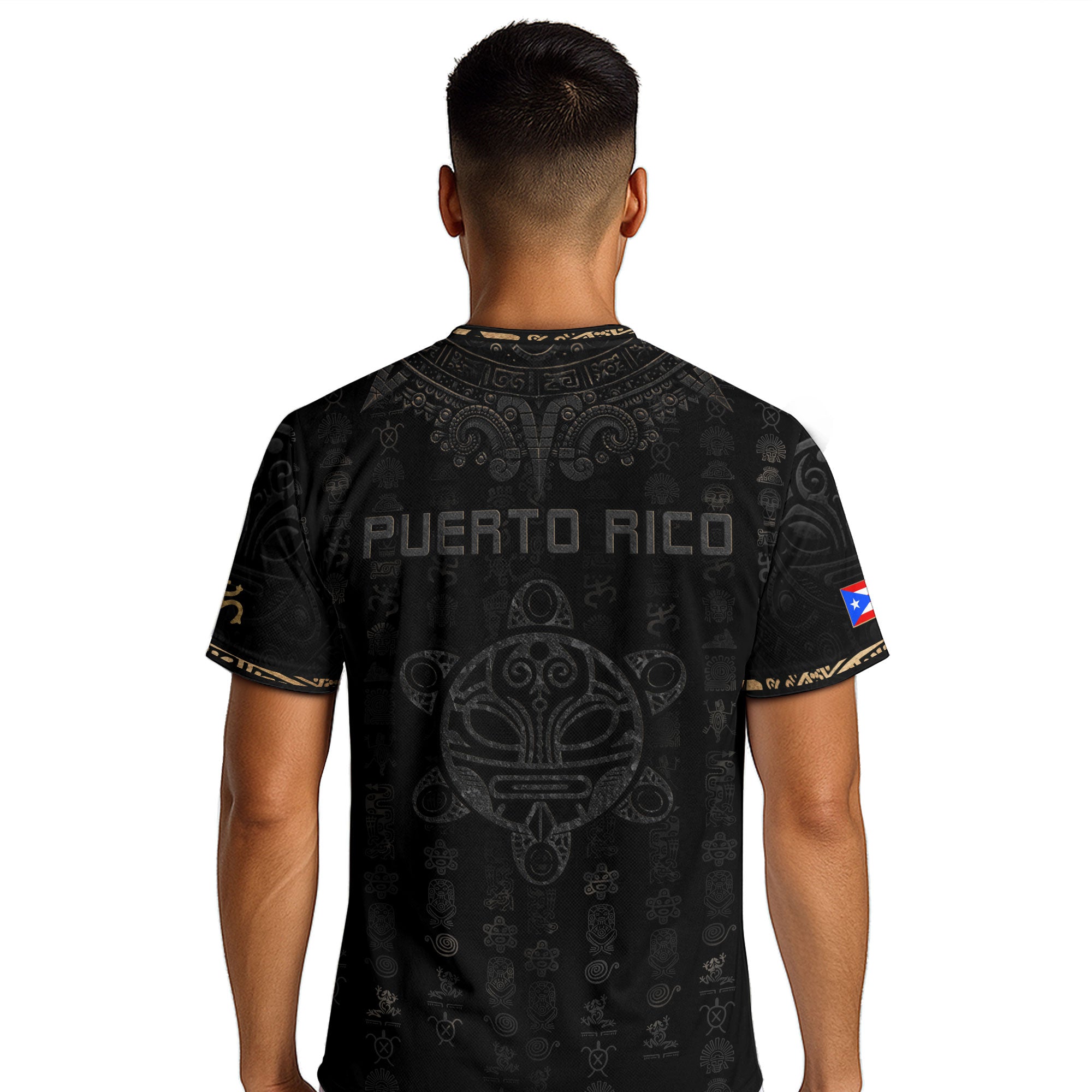 Black Puerto Rican Soccer Jersey for Men Puerto Rico Jersey Men Puerto Rico Soccer Shirt Mens