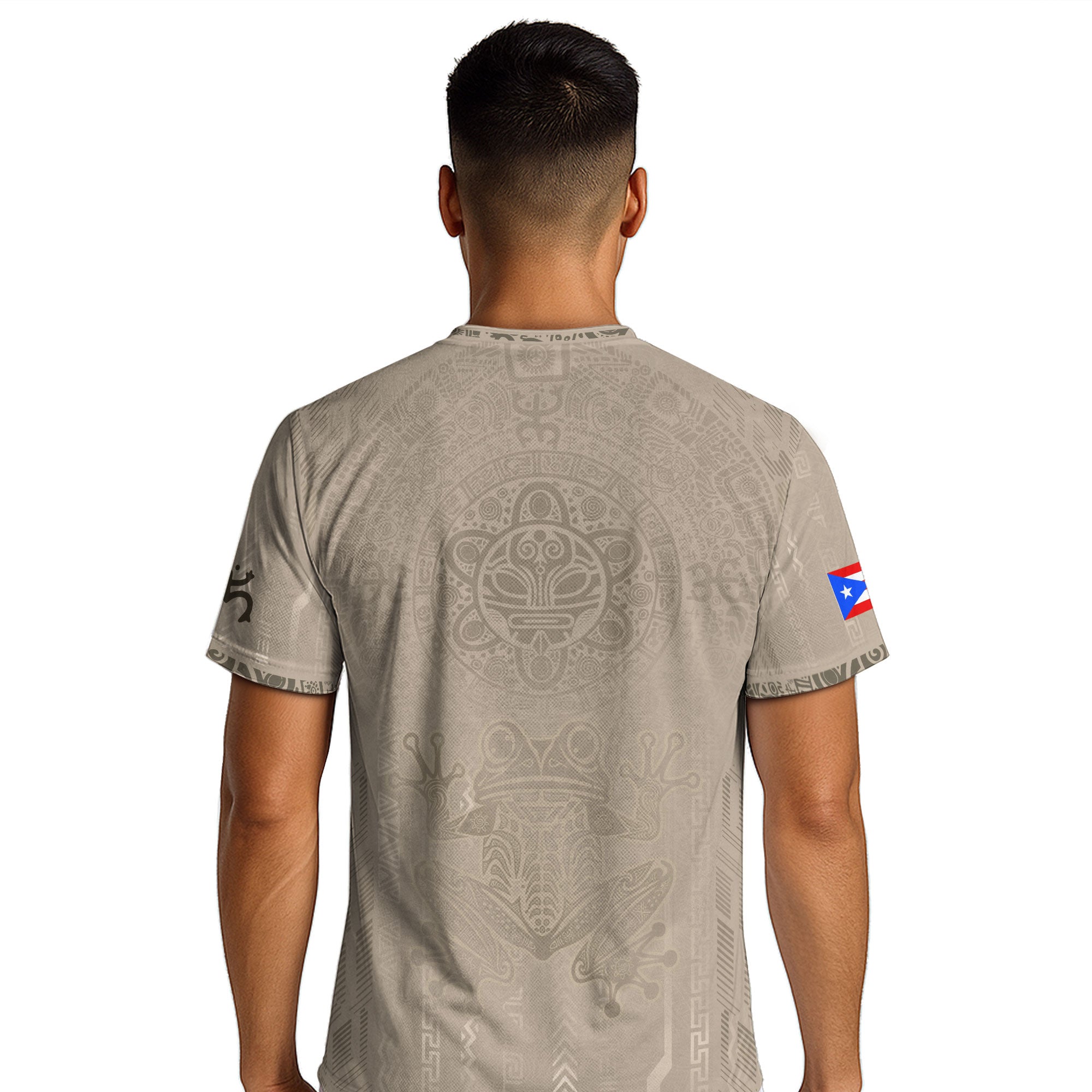 Puerto Rico Soccer Jersey Beige Premium for Men – Puerto Rican Shirt, Puerto Rico Jerseys for Men