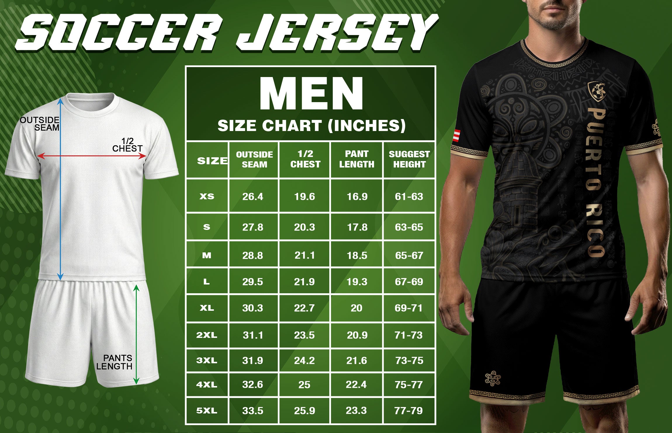 Black Gold Puerto Rico Jersey Men Puerto Rican Soccer Jersey for Men Puerto Rico Soccer Shirt Mens