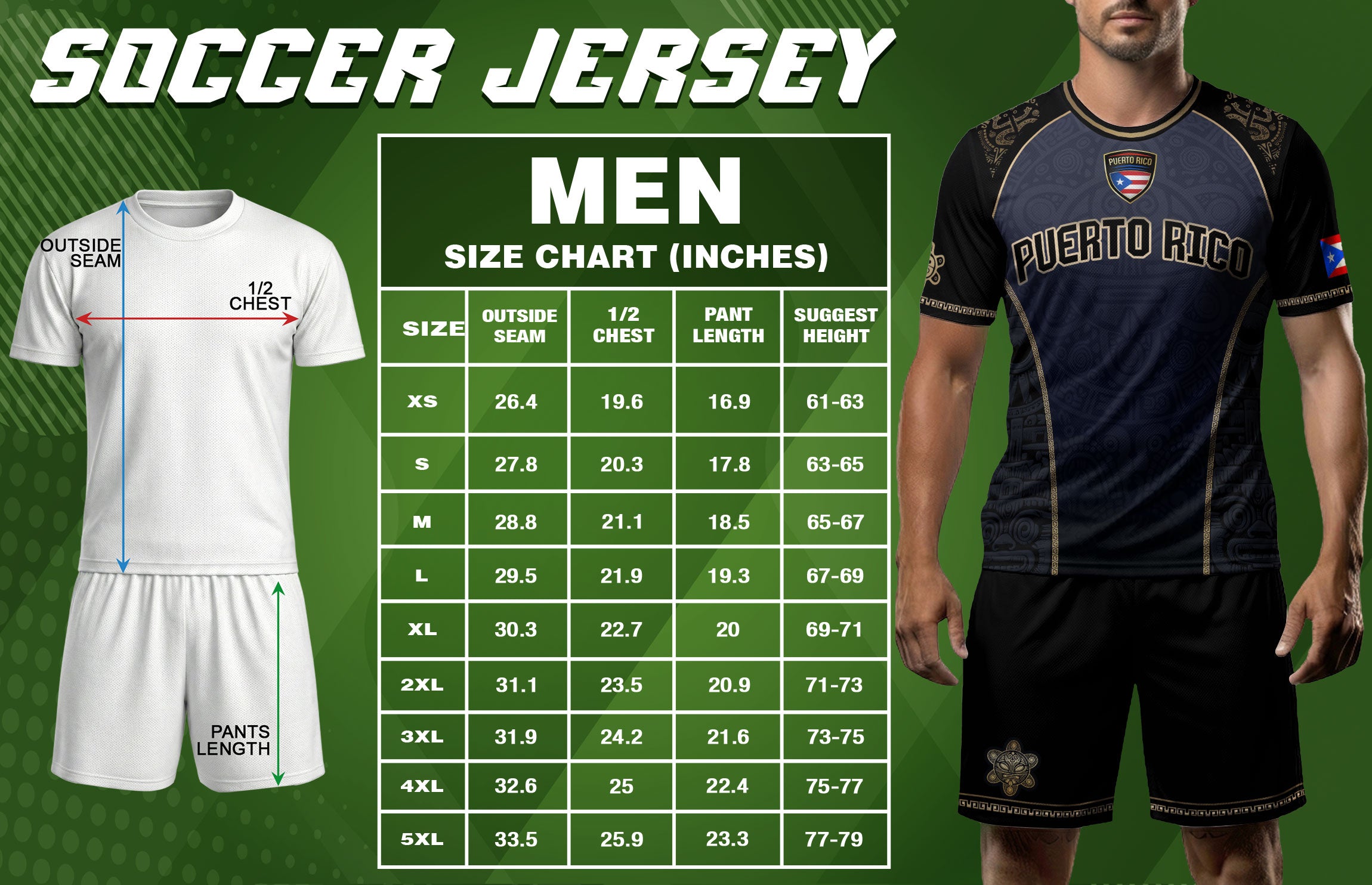 Puerto Rico Heritage Navy Gold Taino Graphic Pattern Coqui Pride Soccer Jersey