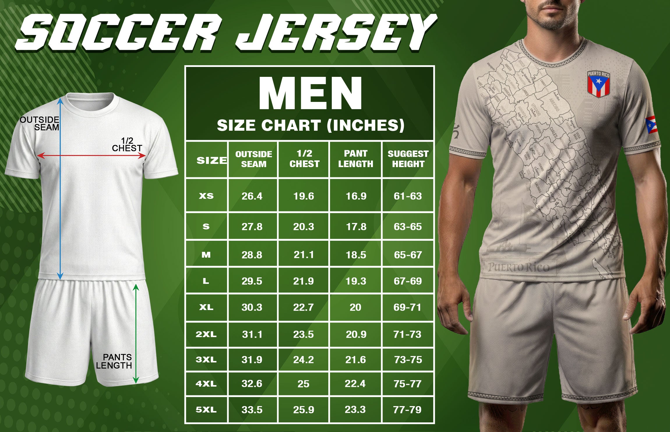Puerto Rico Heritage Orgullo Boricua Beige Detailed Island Map Culture Soccer Jersey