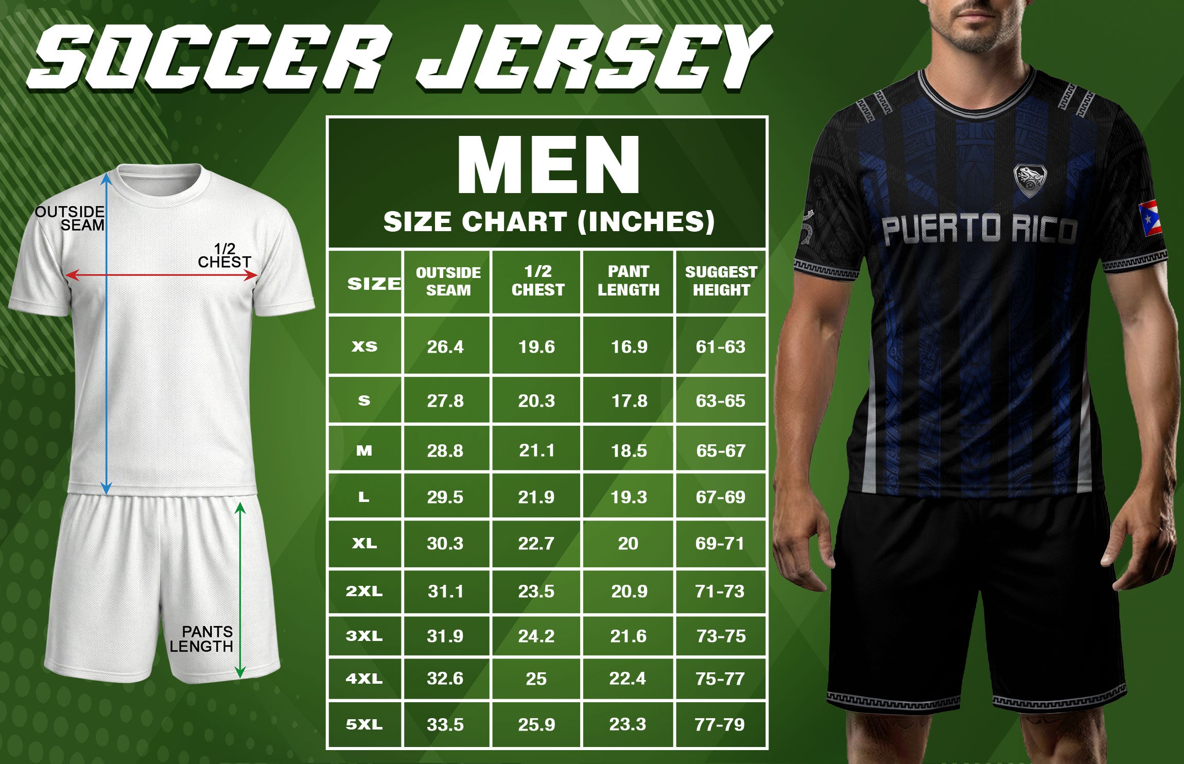 Puerto Rico Soccer Jersey - Midnight Navy & Black Taino Sun Symbol Midnight Blue Training Jersey