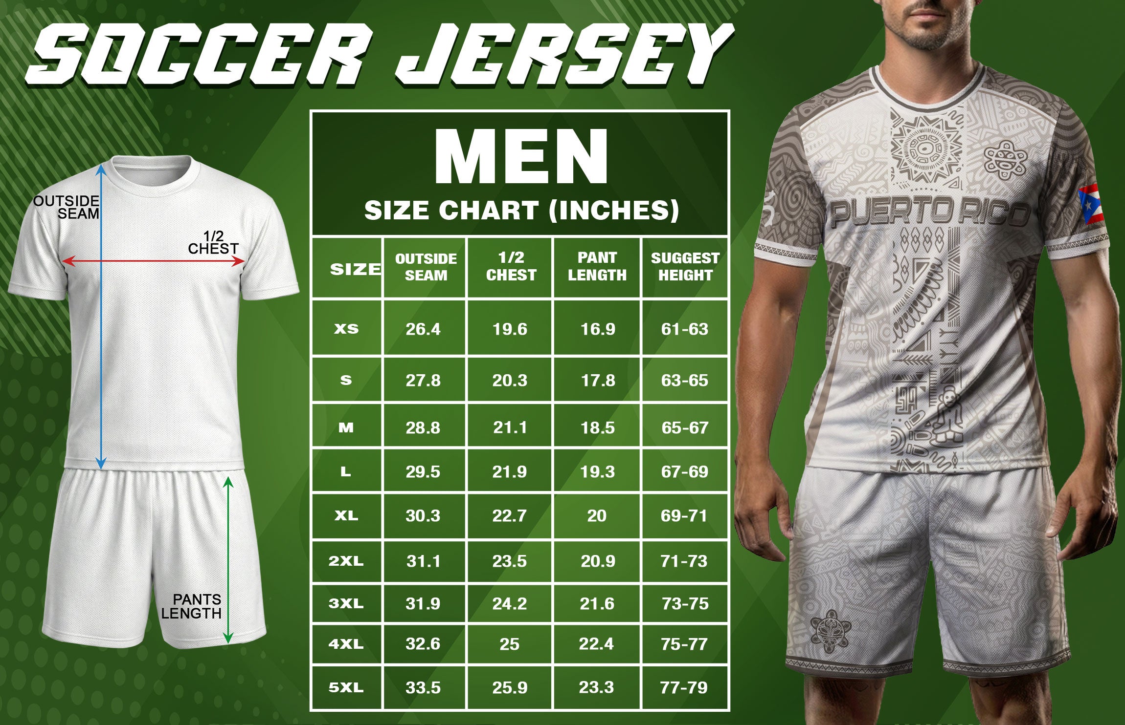 Puerto Rico White Soccer Jersey Tribal Pattern Boricua Pride Football Shirt Unisex
