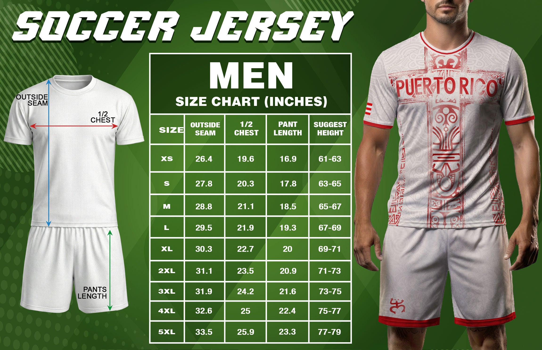 Puerto Rico Soccer Jersey Beige Red Taino Cross Turtle Tribal Pride Apparel