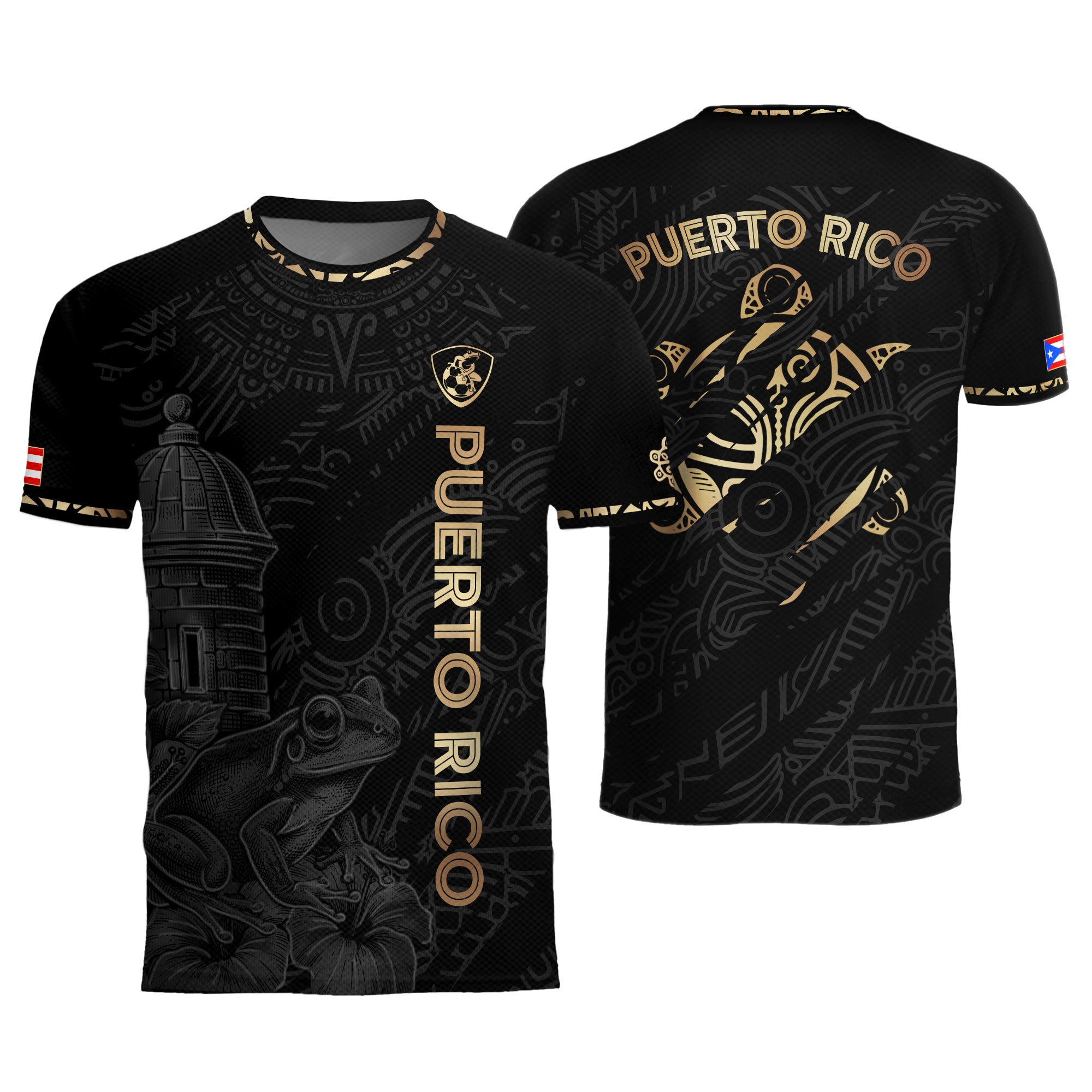 Black Puerto Rican Soccer Jersey for Men Puerto Rico Jersey Men Puerto Rican Jersey Mens Soccer Shirt